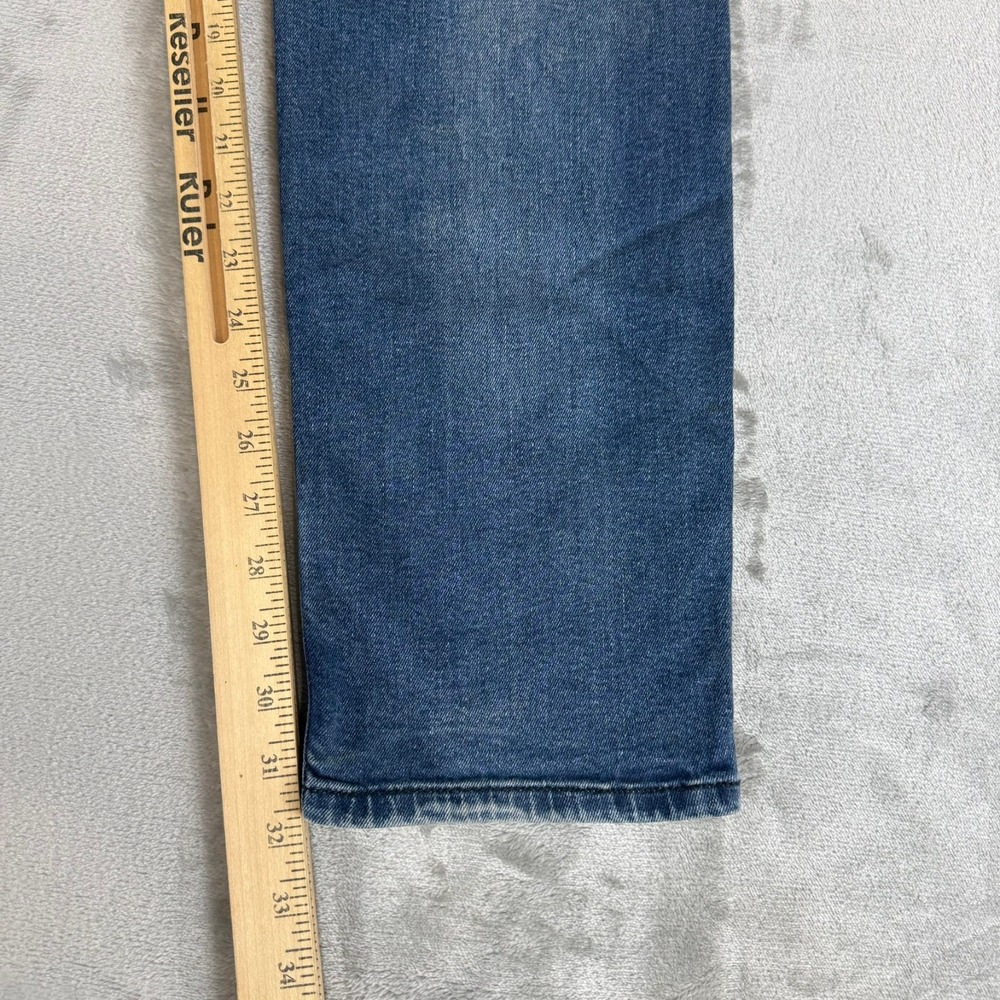 Diesel Thommer Slim Skinny Jeans Mens 36x32 Blue Denim Distressed Stretch - Picture 9 of 9